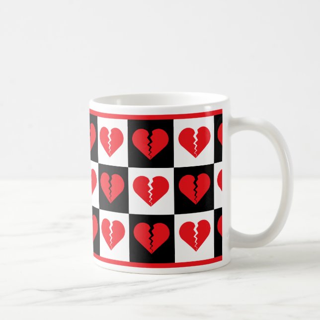 Anti alla hjärtans dag dagen kaffemugg (Höger)