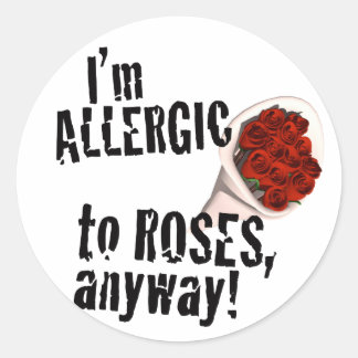 Anti alla hjärtans dag galentinens dagstickers runt klistermärke