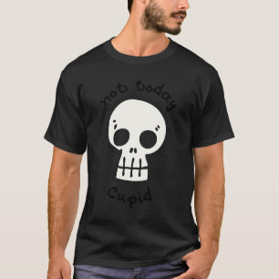 Anti alla hjärtans dag Inte i dag Cupid H T Shirt