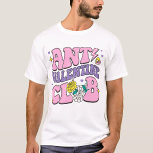 Anti alla hjärtans dag Klubb T Shirt