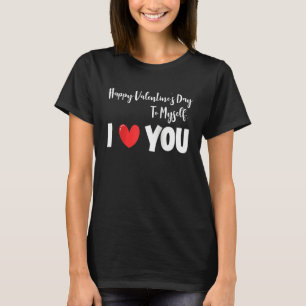 Anti Alla hjärtans dag Valentines Hjärt Ensamma D T Shirt