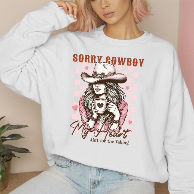 Anti alla hjärtans dag western Cowboyflicka Funny  T Shirt (Skapare uppladdad)