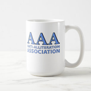 Anti-Allitterations Förening Rolig Mugg