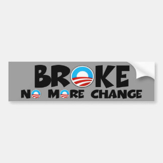 Anti ändring, anti Obama Bildekal