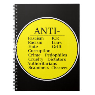 Anti-anteckningsbok Anteckningsbok