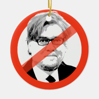 Anti-Bannon - anti Steve Bannon Julgransprydnad Keramik