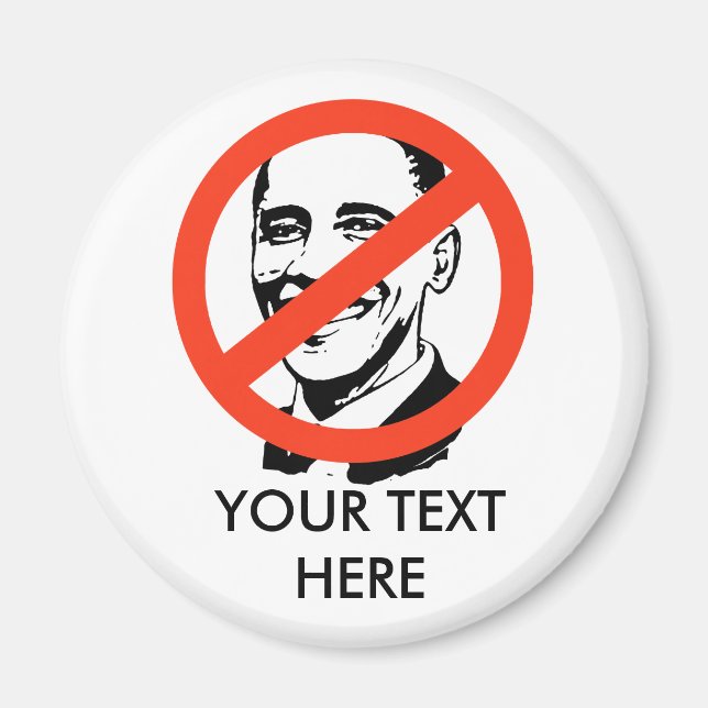 ANTI-BARACK OBAMA: ANTI-OBAMA MAGNET (Framsidan)