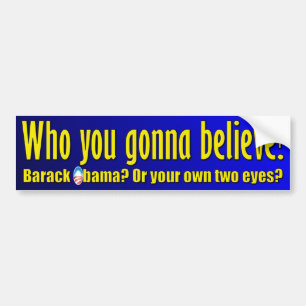 Anti Barack Obama design Bildekal