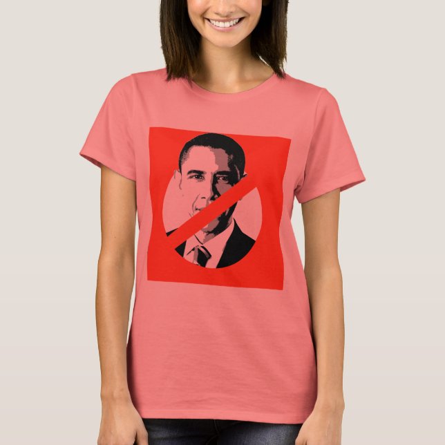 ANTI-BARACK OBAMA T-SHIRT (Framsida)