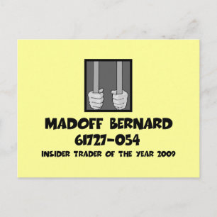Anti Bernard Madoff-fängelset Vykort