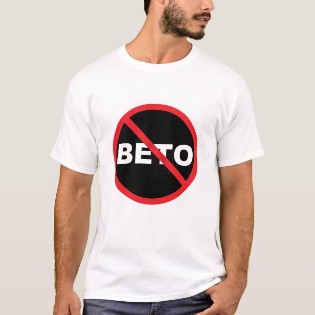 Anti-Beto Pro-Ted Cruz populärt djärvt tryck T Shirt (Framsida)