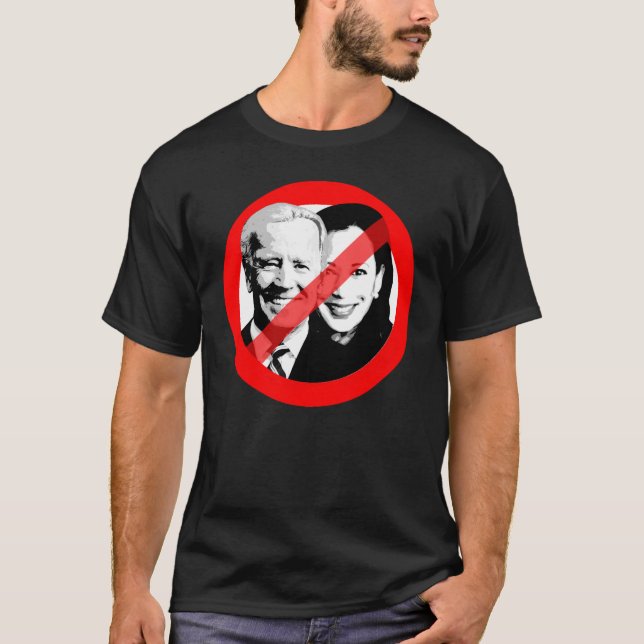 ANTI BIDEN HARRIS T SHIRT (Framsida)