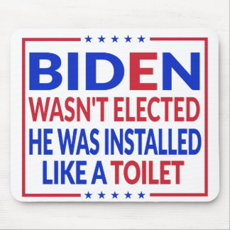 Anti Biden, Joe Biden som en toalett - Anti Biden Musmatta