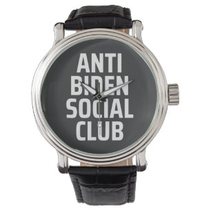 Anti Biden Social klubb Armbandsur