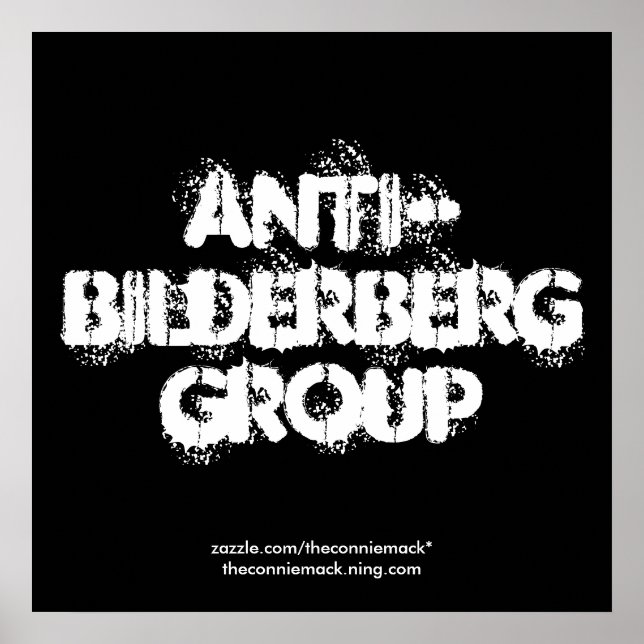 Anti-Bilderberg II Poster (Framsidan)