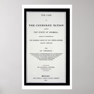 Anti-borttagning område, vid den Cherokee Poster