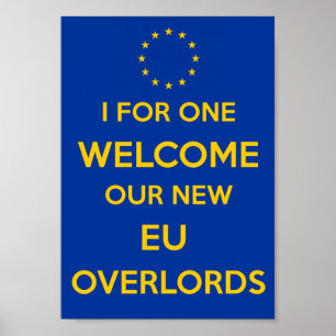 Anti-Brexit affisch för Remaineren i din livstid