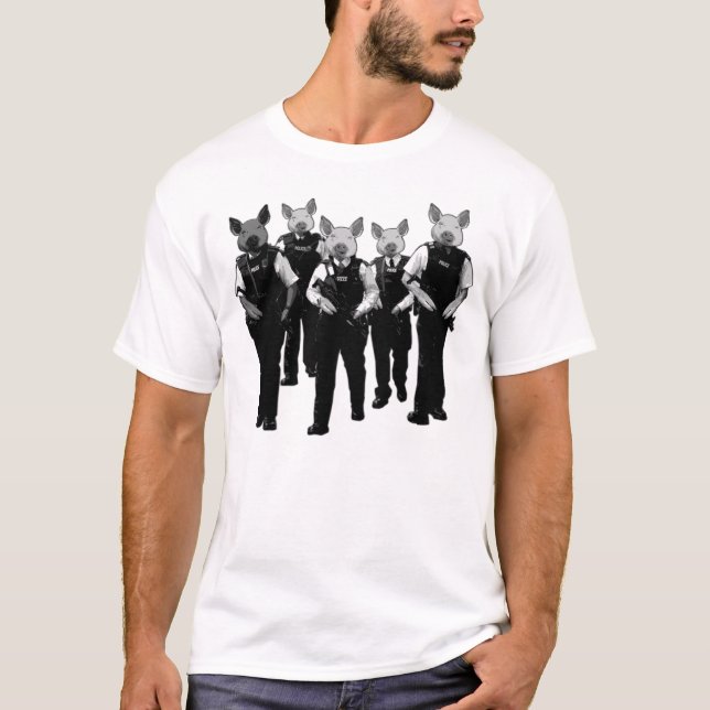 Anti brittisk polis t shirt (Framsida)