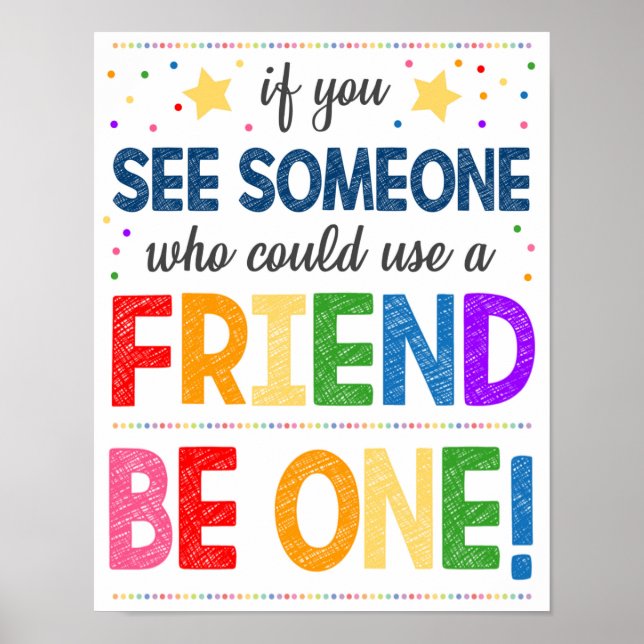 Anti Bully Classroom-Poster Poster (Framsidan)