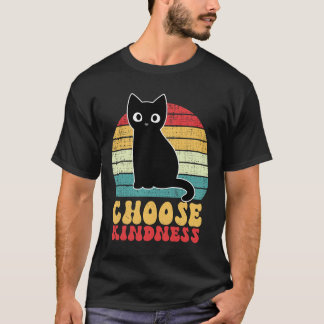 Anti-Bullying Rainbow Peace Kind Hippie Cat Välj T Shirt