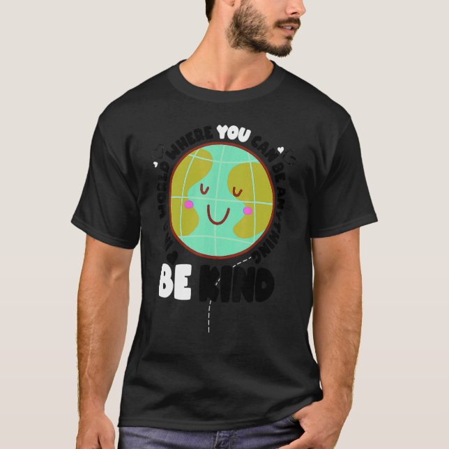 Anti Bullying Unity Day Orange  Be Kind Anti Bully T Shirt (Framsida)