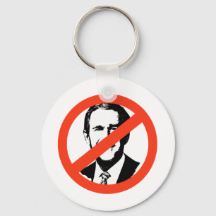 ANTI BUSH - ANTI-George W Bush Nyckelring