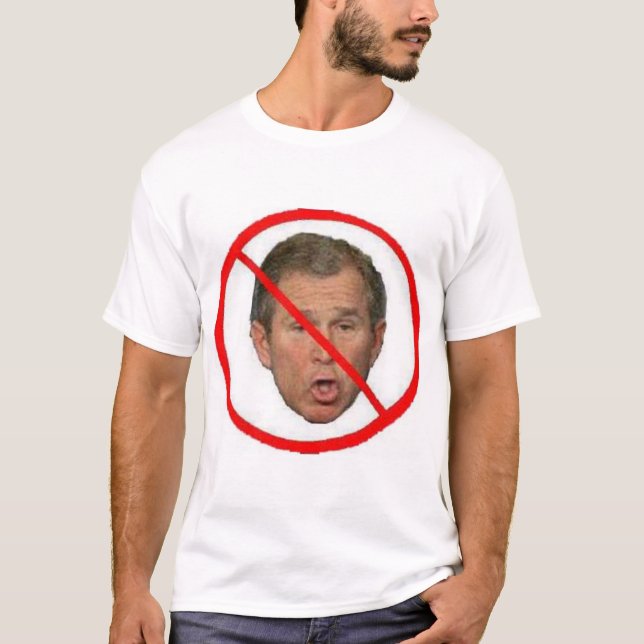 Anti Bush skjorta Tröja (Framsida)