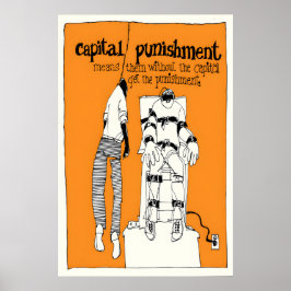 Anti Capital Punishment Poster Political Human