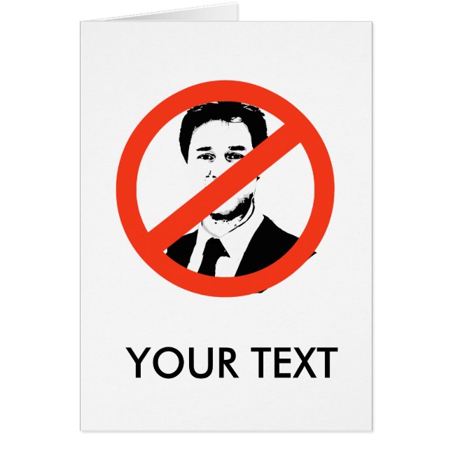 Anti-Clegg Hälsningskort (Framsidan)