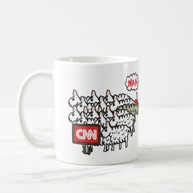 Anti CNN Kaffemugg (Vänster)