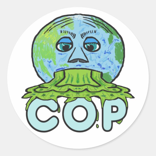 Anti COP Runt Klistermärke (Framsida)