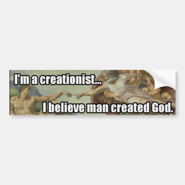 Anti Creationistbildekal Bildekal (Framsidan)