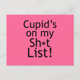 Anti-cupid-gåvor Vykort