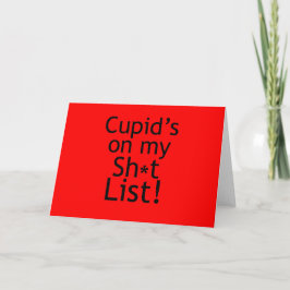 Anti-cupid-kort Helgkort