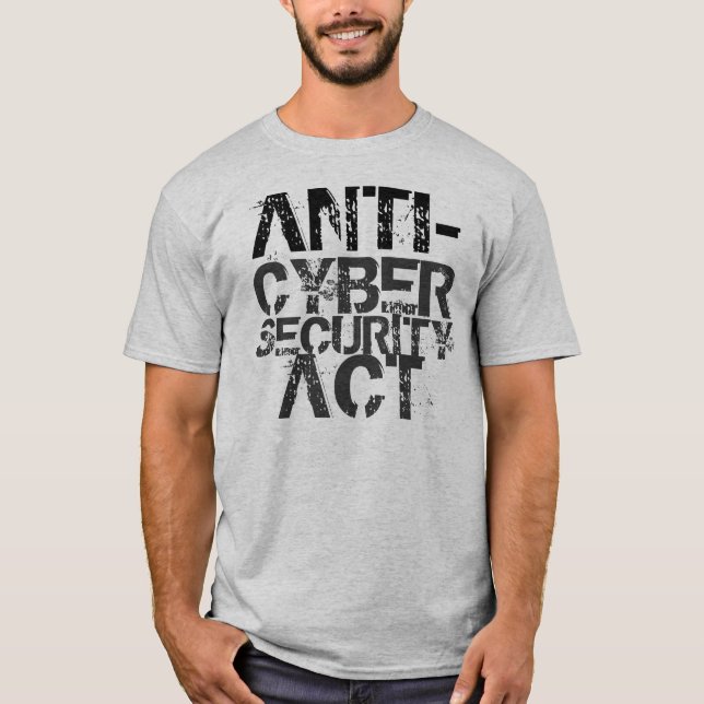 Anti-Cybersecurity agera T-tröja Tee (Framsida)
