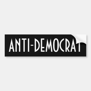 Anti-Demokrat Bildekal