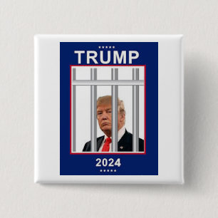 Anti Donald Trump 2024 Fängelse Knapp