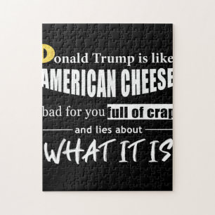 Anti Donald Trump är som American Cheese Women Pussel