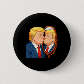 Anti-donald Trump Kissing Mirror - Narcissism Sati Knapp