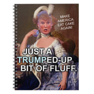 Anti Donald Trump Marie Antoinette 2016 Val Anteckningsbok
