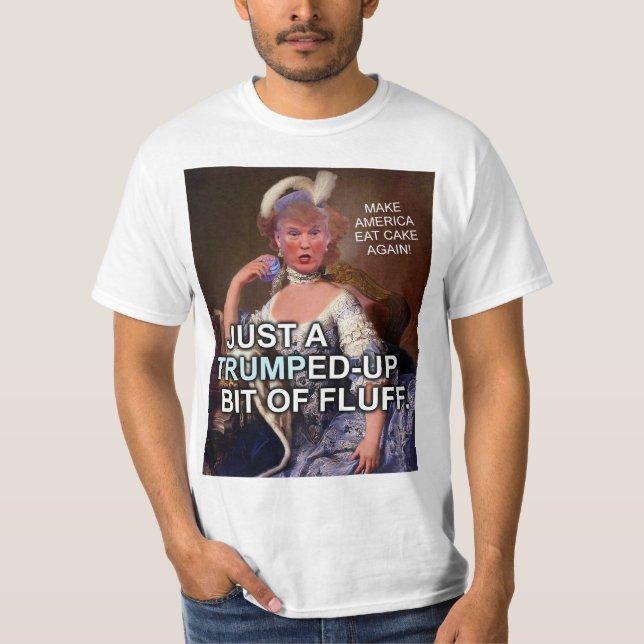 Anti Donald Trump Marie Antoinette 2016 Val Tee (Framsida)