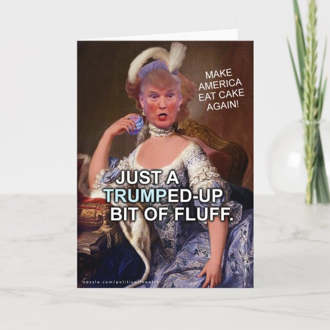 Anti Donald Trump Marie Antoinette 2020 Val Kort (Framsida)