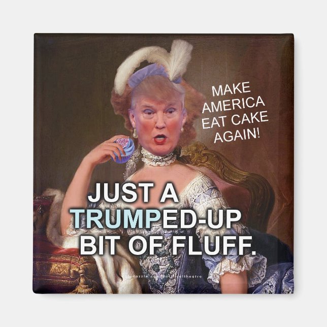 Anti Donald Trump Marie Antoinette 2020 Val Magnet (Framsidan)