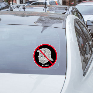 Anti-Donald-Trump Ord Cloud Car Klistermärken