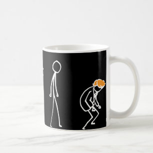 Anti Donald Trump tecknad kaffe mugg
