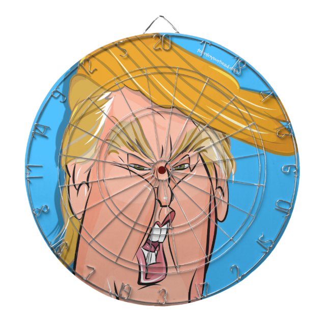 Anti Donald Trump - tecknadDartboard Piltavla (Framsidan)