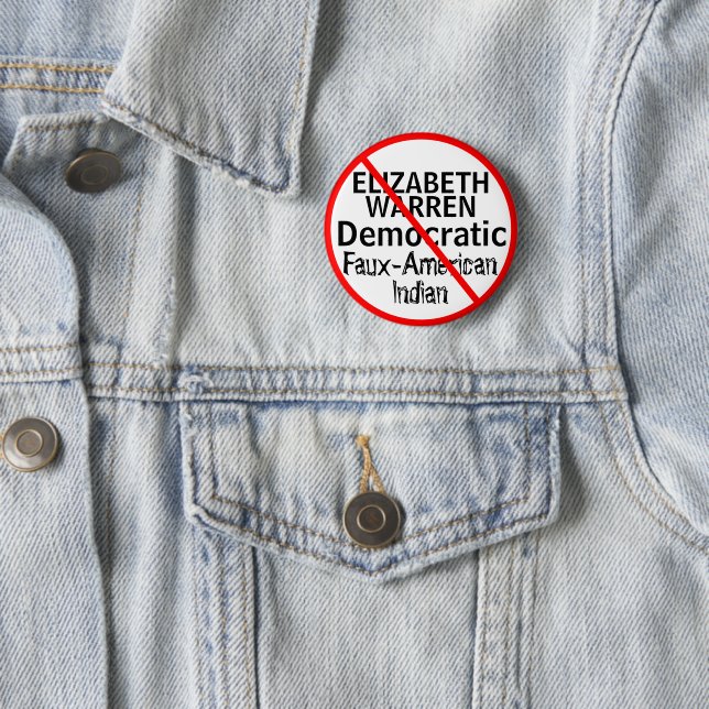 Anti-Elizabeth Warren Demokratiska partiet REDIGER Knapp (In Situ)