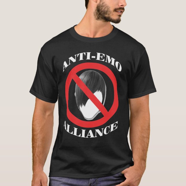 Anti Emo allians T-shirt (Framsida)