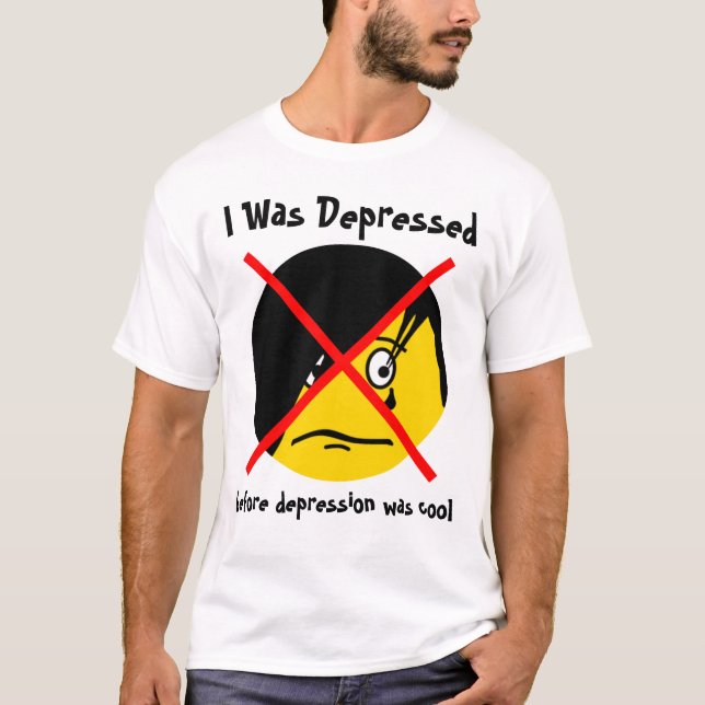 Anti-Emo skjorta för fördjupning T-shirt (Framsida)