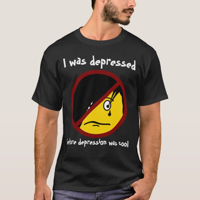 Anti-Emo skjorta för fördjupning T-shirt (Framsida)